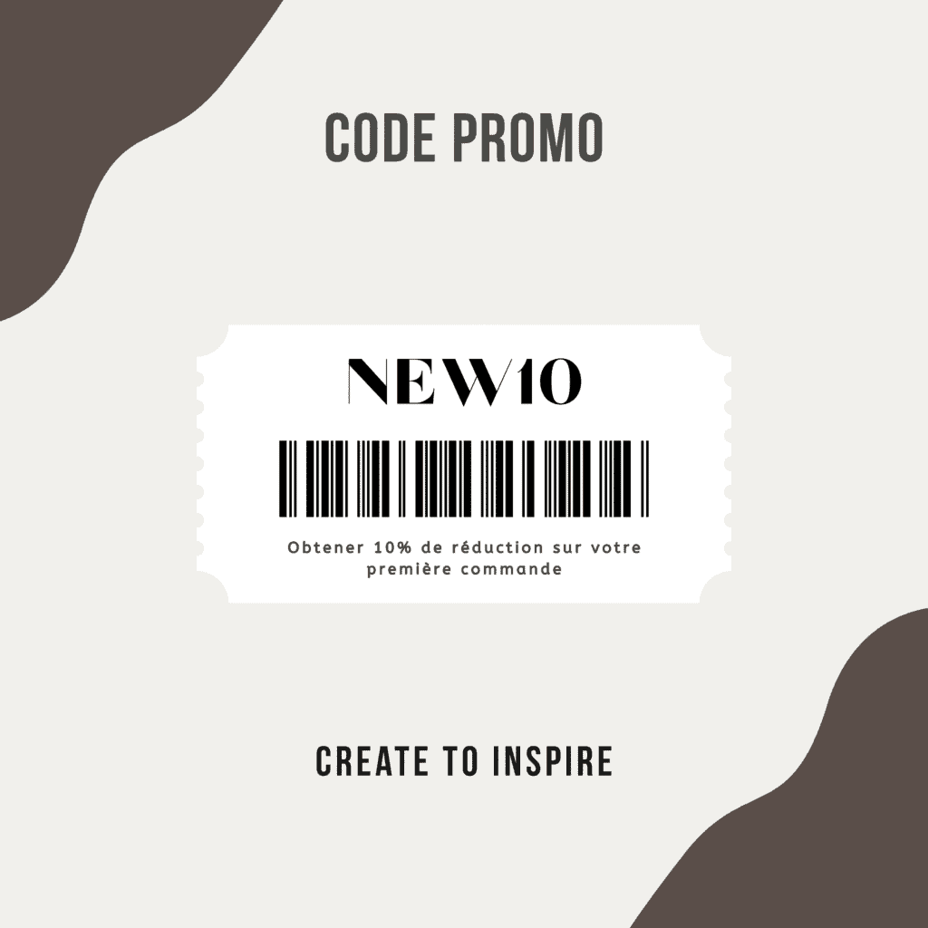 Code promo première commande Create To Inspire