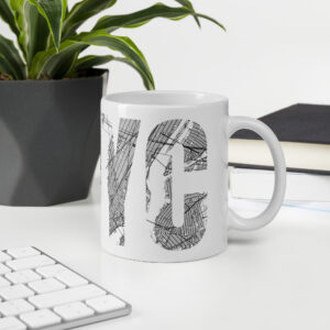 Mug Map on NY - 1 Mug Map on NY