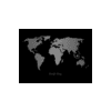 Affiche World Map - Dark Design