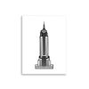 enhanced-matte-paper-poster-cm-30x40-cm-front-690c7ea7ddfbf.jpg Affiche Empire State Building – Lignes noires sur fond blanc