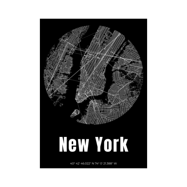 enhanced-matte-paper-poster-cm-50x70-cm-front-69086a1721148.png Affiche Plan de New York sur fond noir