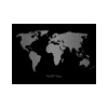 Affiche World Map - Dark Design