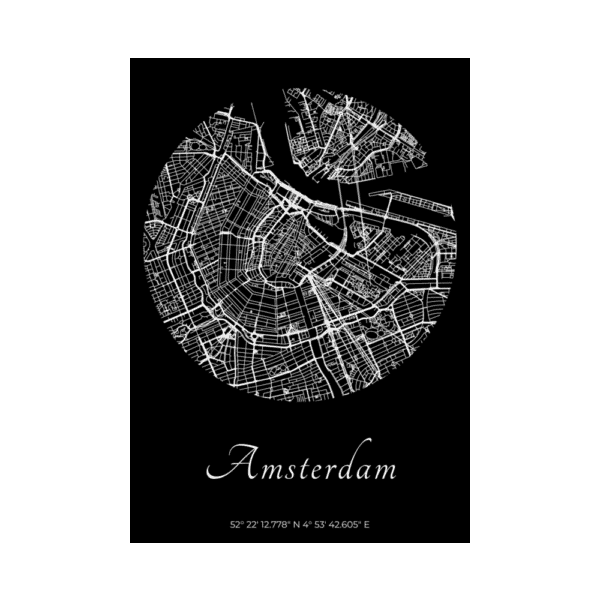 enhanced-matte-paper-poster-cm-70x100-cm-front-69086d3698b35.png Affiche Plan d'Amsterdam sur fond noir