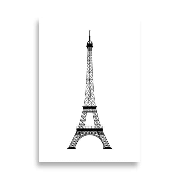 enhanced-matte-paper-poster-cm-70x100-cm-front-690c812a7a346.jpg Affiche Eiffel Tower en noir et blanc – Ligne fine