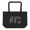 large-eco-tote-black-front-6909b938a52d7.jpg Grand tote bag bio noir - NYC on the Map