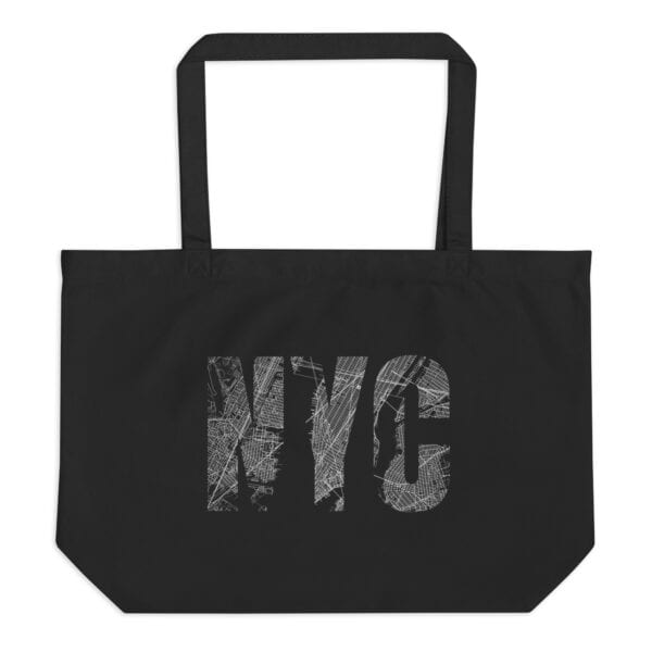 large-eco-tote-black-front-6909b938a52d7.jpg Grand tote bag bio noir - NYC on the Map