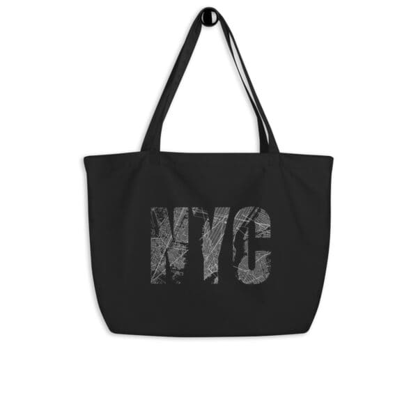 large-eco-tote-black-front-6909b938a697a.jpg Grand tote bag bio noir - NYC on the Map